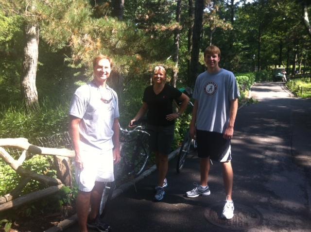Biking in Central park