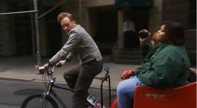 Conan OBrien Pedicab Pickup