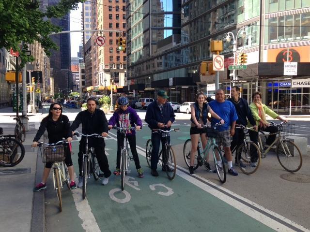 Group Central park bike tour