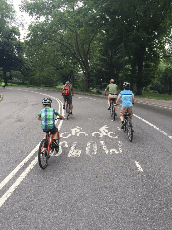 Private Family Central Park Bike Tour