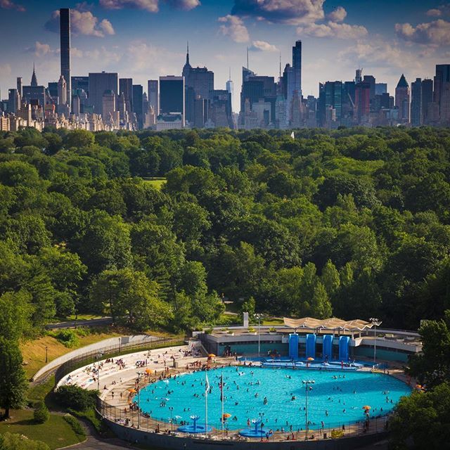 Swimming Central park