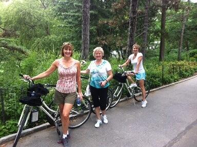 Bike tours in Central park and Manhattan