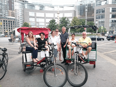 Bike tours in Central park and Manhattan